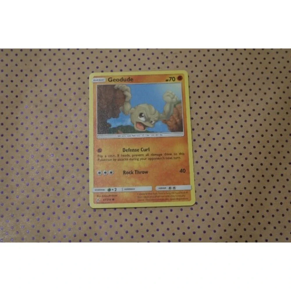 Geodude 87/214 Pokemon Card (2019)